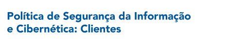 Poltica de Segurana da Informao - Clientes