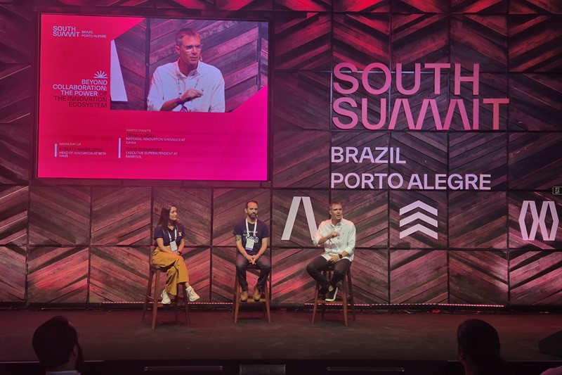 Banrisul destaca conexo entre inovao e reconstruo no South Summit 
