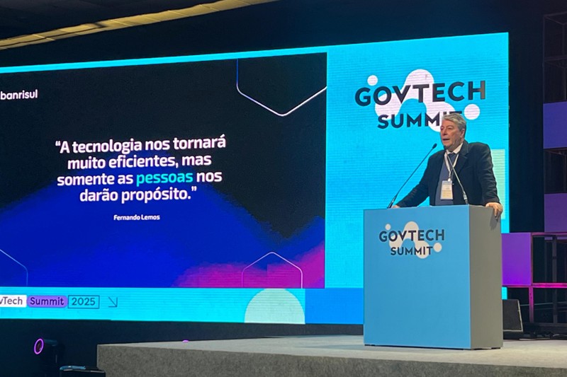 Presidente do Banrisul destaca inovao e propsito humano no GovTech Summit 2025