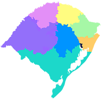 Mapa do Rio Grande do Sul