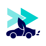 ilustra��o de carro com s�mbolo folha