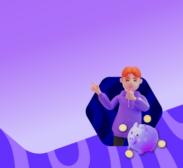 ilustra��o de m�o com celular e porquinho com moedas sobre a tela